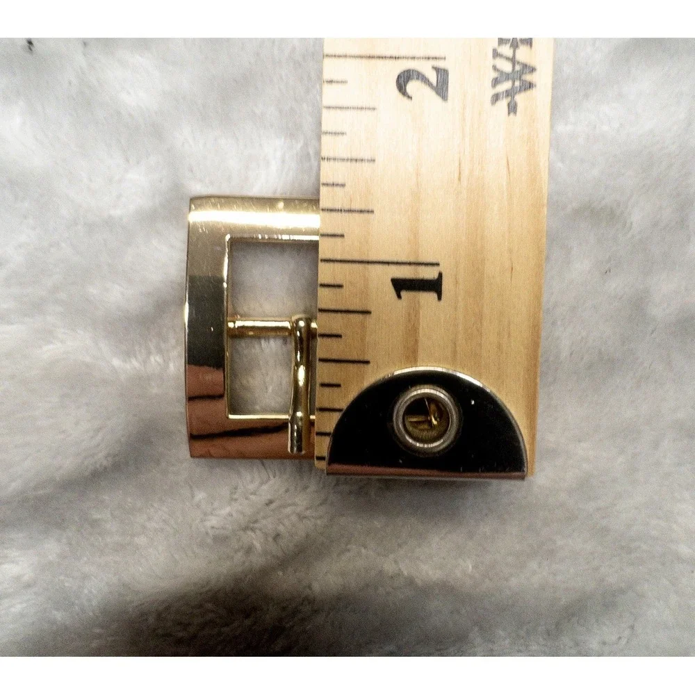 Sam Browne Replacement Belt Buckle Gold 38mm Passthrough 50mm x 38mm Fits 1.5